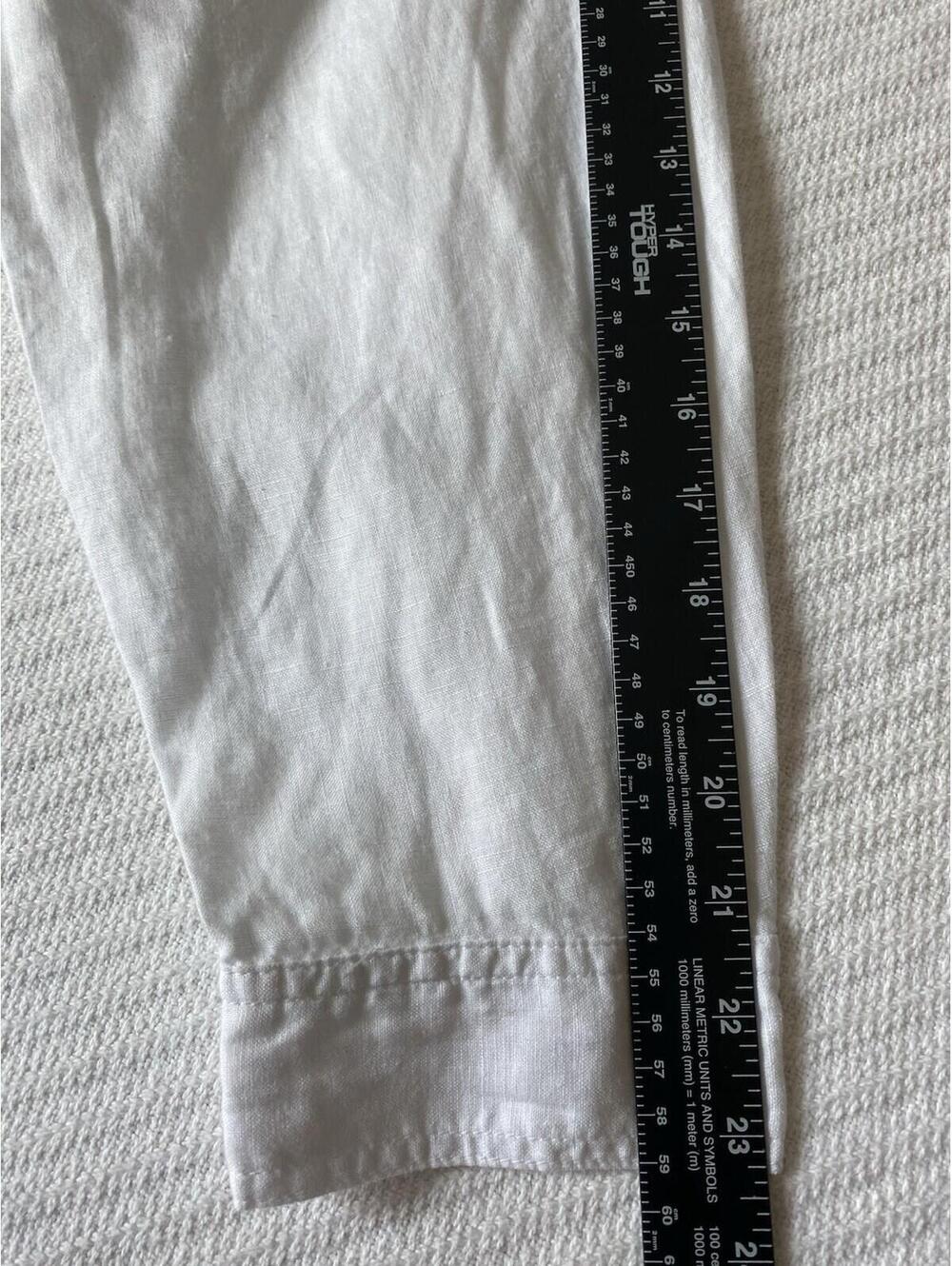 100% Linen Cover 3X White Beach Resort Coat Travel Wear - Picture 9 of 9